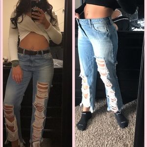 ❌traded❌Cut jeans